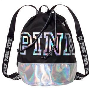 Victoria’s Secret Pink Hologram Bag Backpack